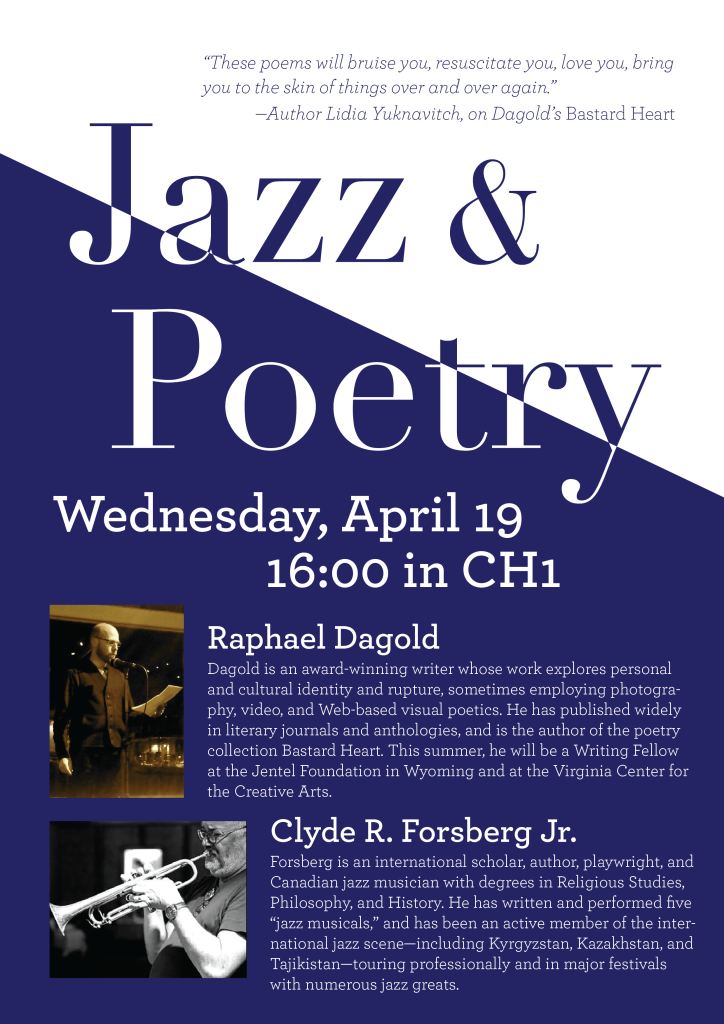 JAZZ & POETRY: A MULTIMEDIA PERFORMANCE with Professors Clyde Forsberg ...