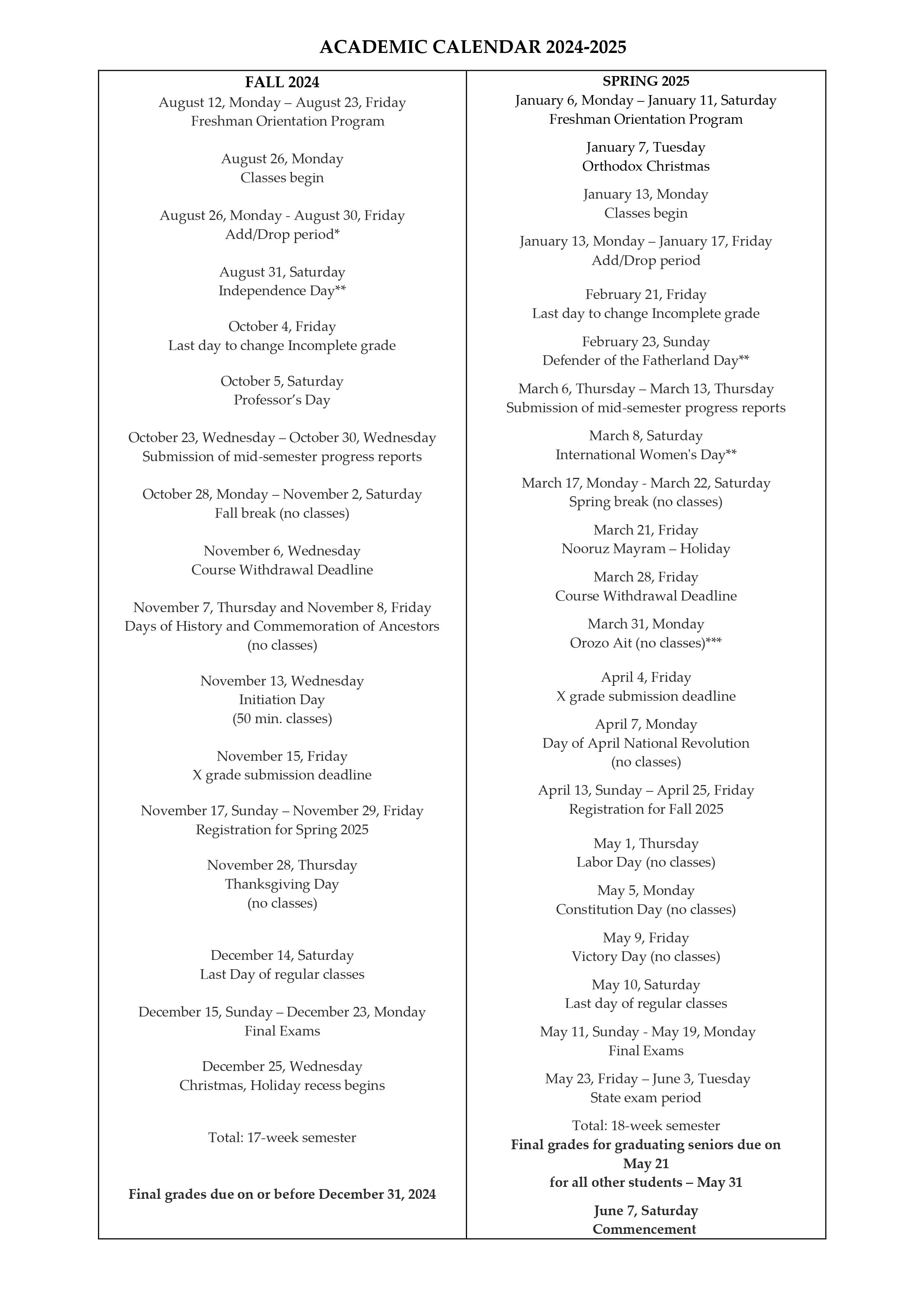 Unlock Lehigh'S 2024 Academic Calendar: Key Dates & Deadlines - 8e6ljrp